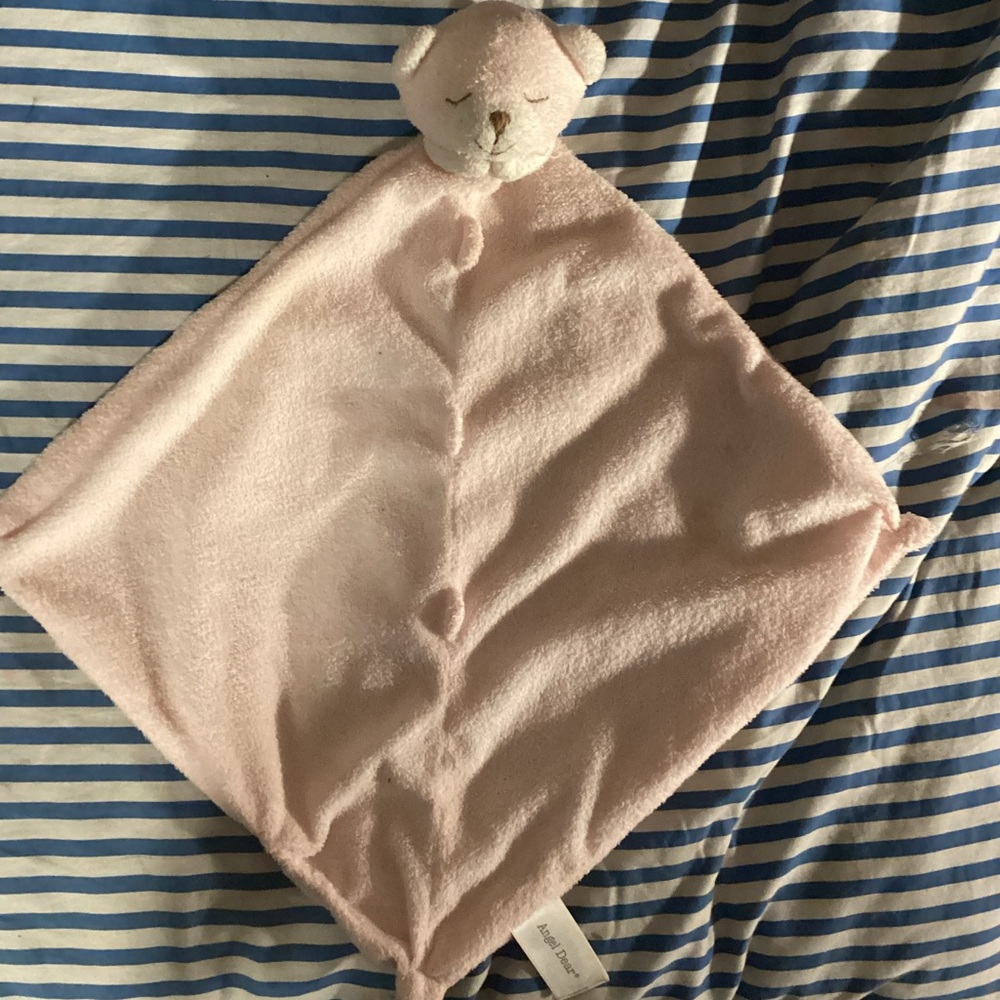 Angel Dear Pink Bear Blanket/Lovie SUPER SOFT!!